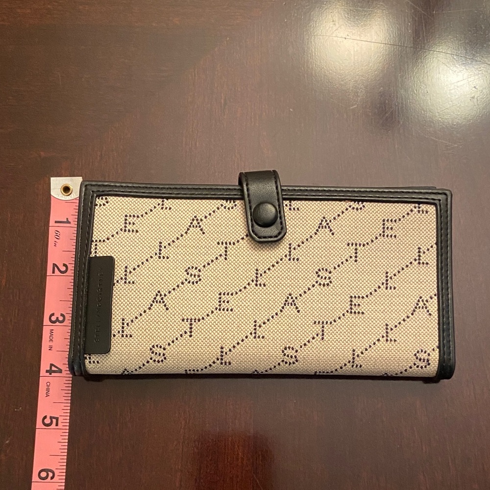 Stella McCartney monogram Beige and Black Wallet